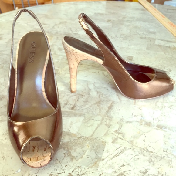 Guess cover platform heels