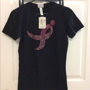 Susan G Komen Bling Breast Cancer October shirt
