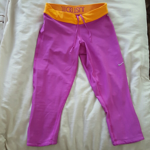 Nike Pants - Nike dri-fit running capris NWOT