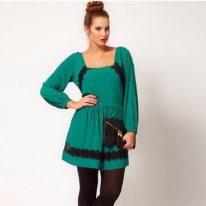Asos Curve Skater Dress in Emerald *on hold*