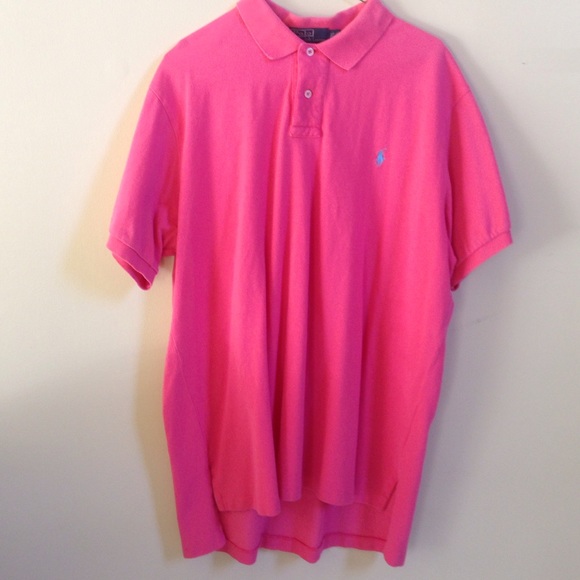 Men's salmon colored Ralph Lauren Polo XXL