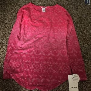 Jockey hand dyed sport never worn long sleeve