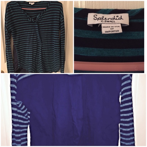 Cyber sale 🎉Low  price Splendid Henley stripe top