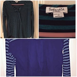 Cyber sale 🎉Low  price Splendid Henley stripe top