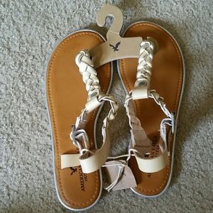 American Eagle braided sandals