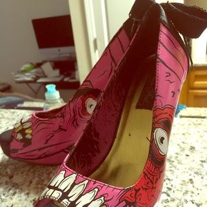 Iron fist gold digger zombie stomper heels