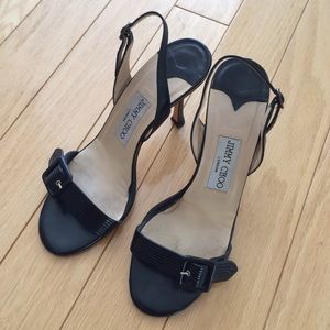 Jimmy Choo Shoes - 🎉 HP🎉 Jimmy Choo Kid Black Slingbacks ✨