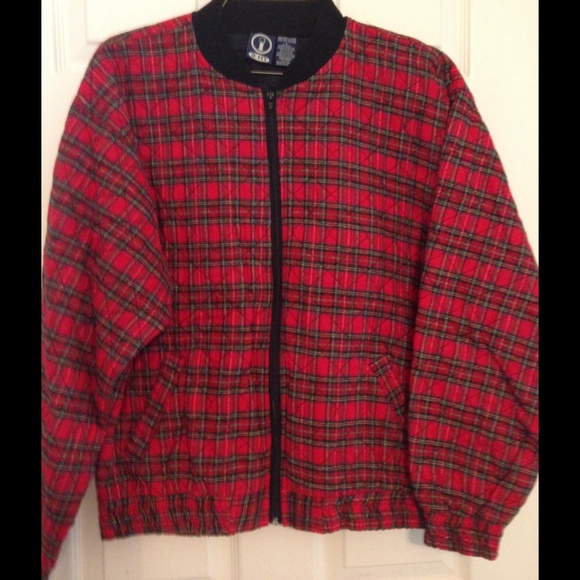 Quilted Plaid Jacket