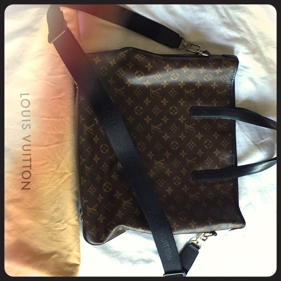 Louis Vuitton Macassar Davis Brown Tote Bag