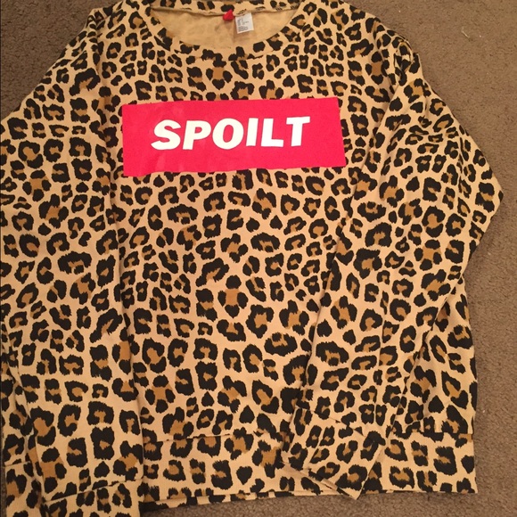 H&M NWOT Spoilt Crew Neck