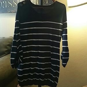 Navy Sweater Top / Dress