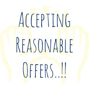 Make me a reasonable offer!