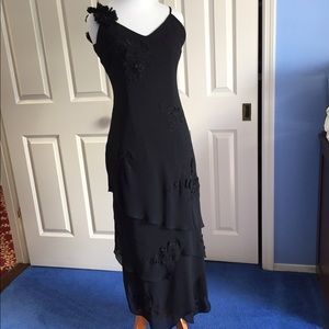 Black gown, maxi dress