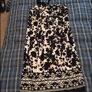 Black and white dress