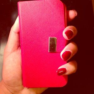 Iphone 4/4s red flap cover case