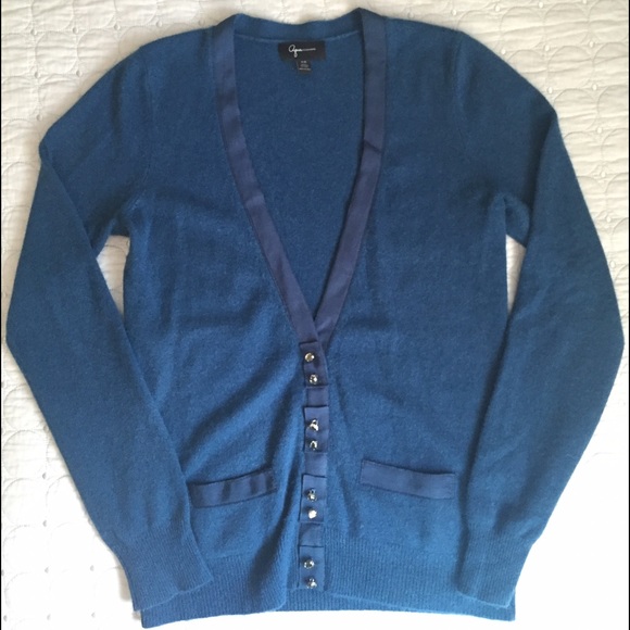 Aqua Cashmere V-Neck Cardigan