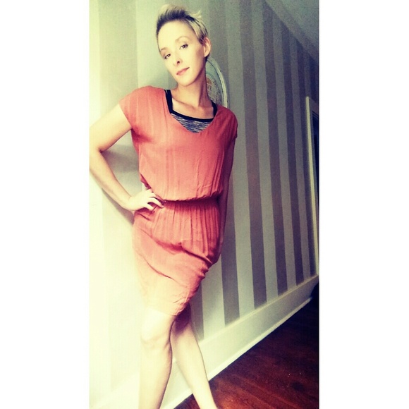 James Perse Rust Colored Dress