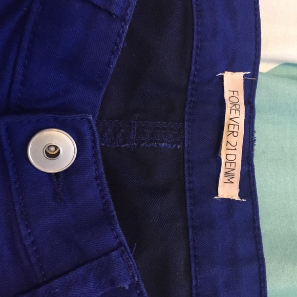 FOREVER 21 DENIM Dark Blue and are BRAND NEW - Picture 2 of 4