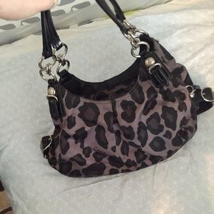 Cheetah print coach bag