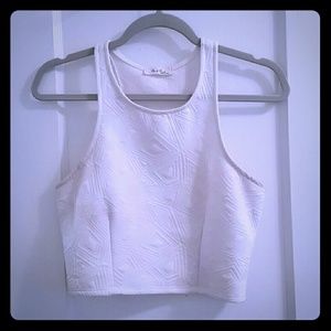 White Crop Top