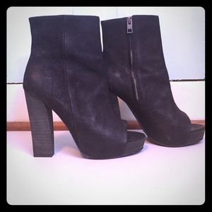Allsaints open toe ankle boot size 38