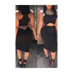Black 2-piece set
