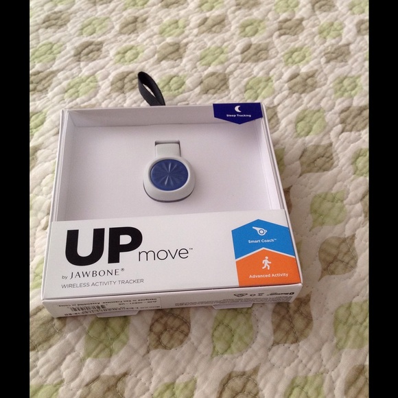 Wireless activity tracker (Jawbone) up move.