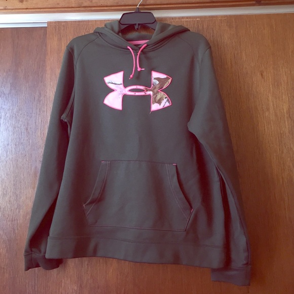 ❗️❗️TRADED❗️❗️ Underarmour Pink Camo Sweatshirt