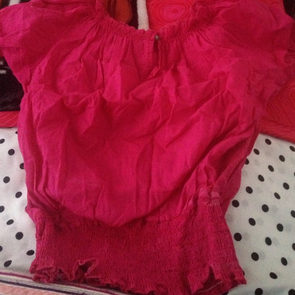 pink blouse