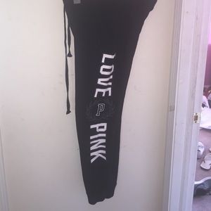 VS Pink Collegiate Sweat Pants
