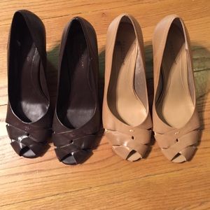 ***TWO PAIRS*** Kenneth Cole Reaction Wedge Heels