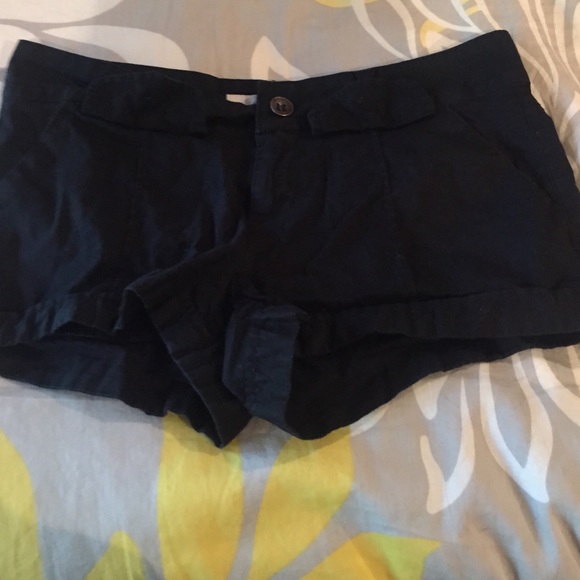 American rag black khaki shorts