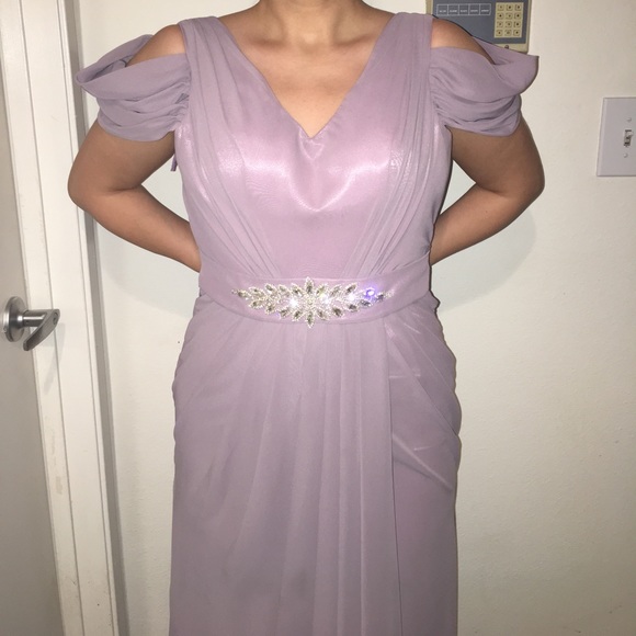 Soft Purple Gorgeous Evening Dress - Picture 6 of 7