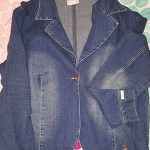 Denim blazer
