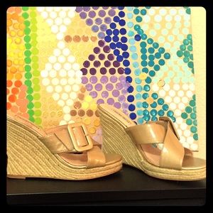 Charles David Patent Leather Wedges only worn once