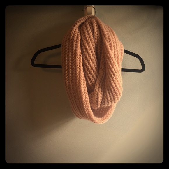 Pink F21 infinity scarf