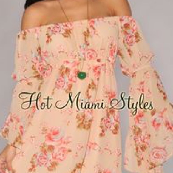 Hot Miami styles floral dress
