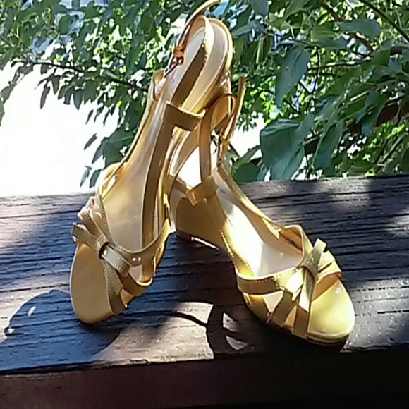 Yellow sandals