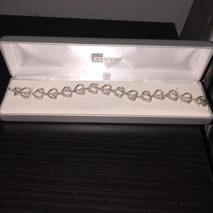 Silver Heart Bracelet