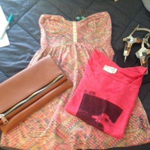 Billabong pink and coral dress