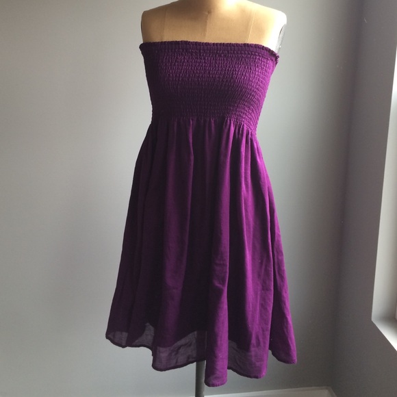 Strapless day dress