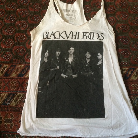 Black veil brides tank top