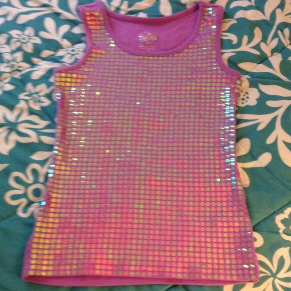 Iridescent purple tanktop