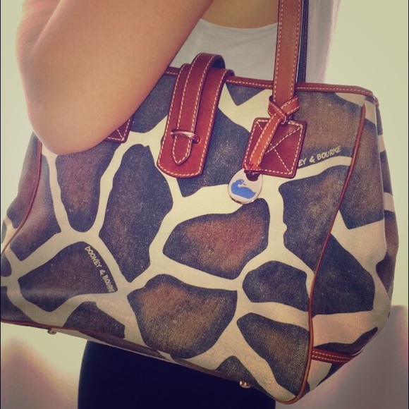Dooney & Bourke Giraffe Print Satchel