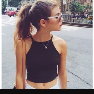 Brandy Melville black halter