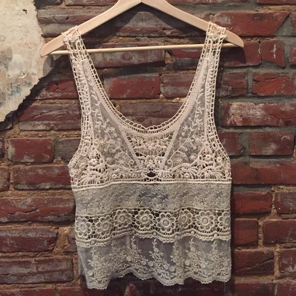 Urban Outfitters - Kimchi Blue Crochet & Lace Cami