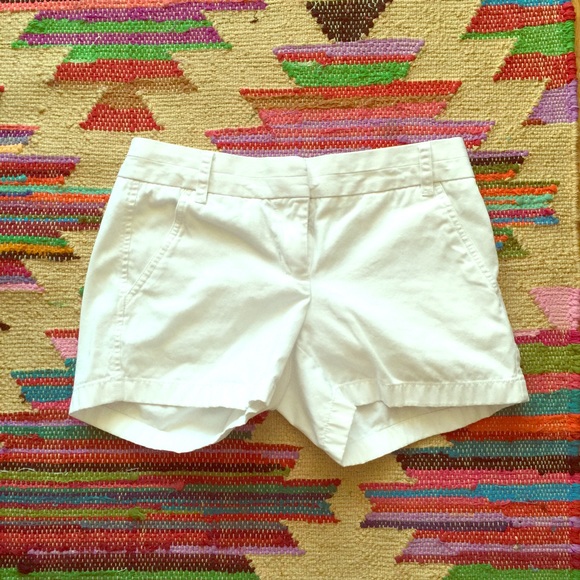 J. Crew White Shorts