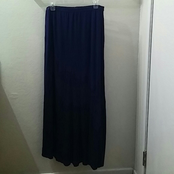 Purple-Blue Maxi Skirt