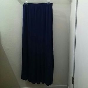 Purple-Blue Maxi Skirt