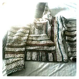 Baja hippie drug rug hoodie